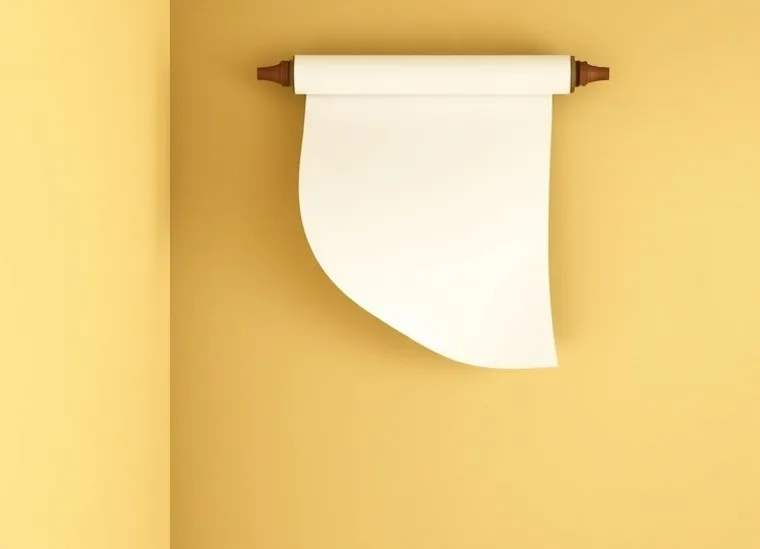 Pose de papier peint, rouleau et brosse à maroufler
